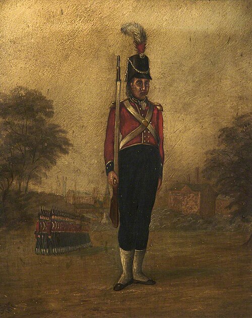 The Old Volunteer, 1818, , James 'Clock' Shaw
