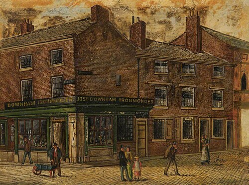 Downham’s Shop, Fleet Street, Bury, 1882, , James 'Clock' Shaw