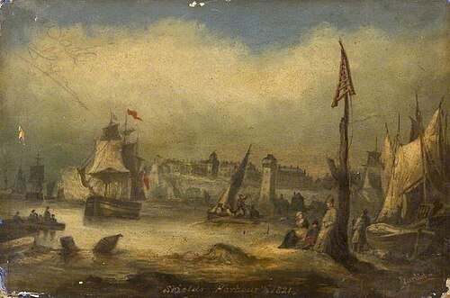 Shields Harbour, 1821, , James 'Putty' Garbutt