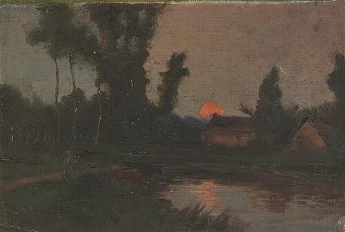 Sunset, 1890, Sarah A. Doidge