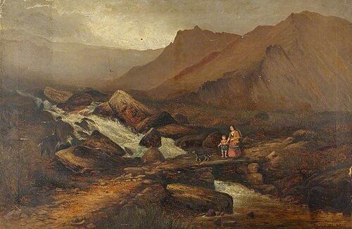 Near Idwal, 1875, Andrew Brandish Holte