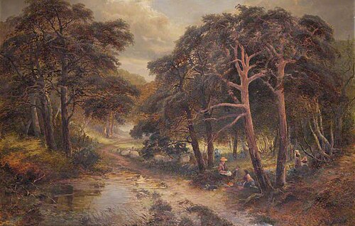 Among the Bluebells, 1880, Andrew Brandish Holte