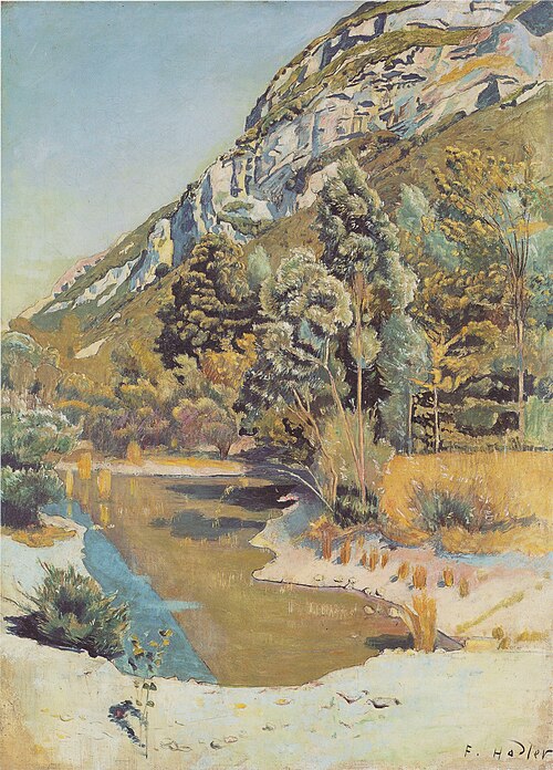 Am Fuss des Petit Salève, 1890, Ferdinand Hodler