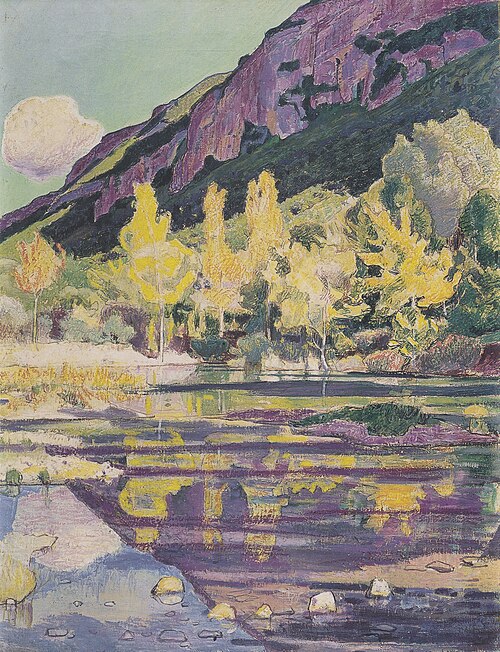 Am Fuss des Petit Salève, 1893, Ferdinand Hodler