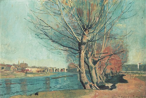 Am Ufer des Manzanares, , Ferdinand Hodler