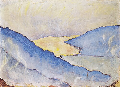 Abendnebel am Thunersee, 1908, Ferdinand Hodler