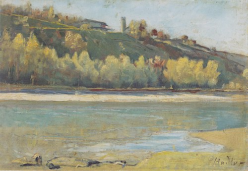 Bei der Jonction, 1880, Ferdinand Hodler