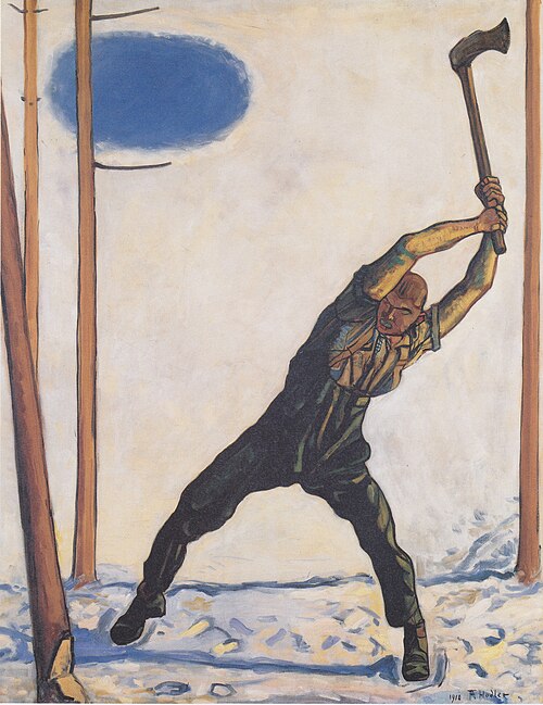 The Woodcutter, 1910, Ferdinand Hodler