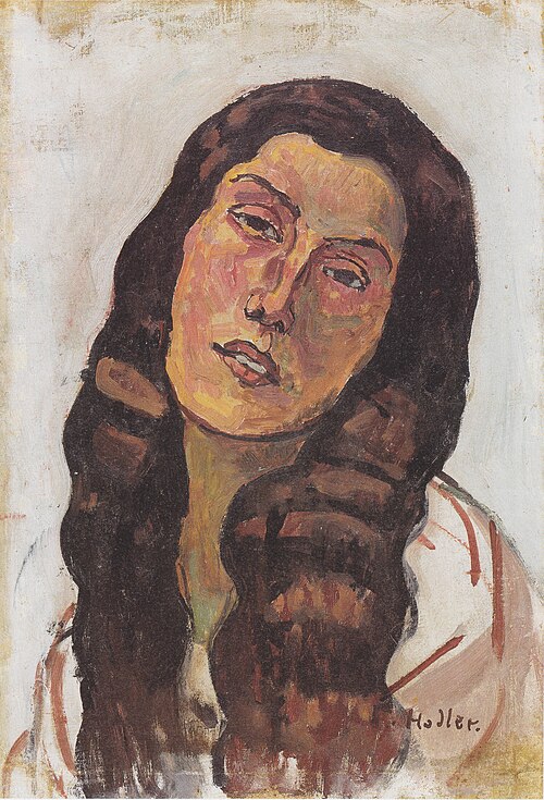 Valentine Godé-Darel mit aufgelöstem Haar, 1913, Ferdinand Hodler