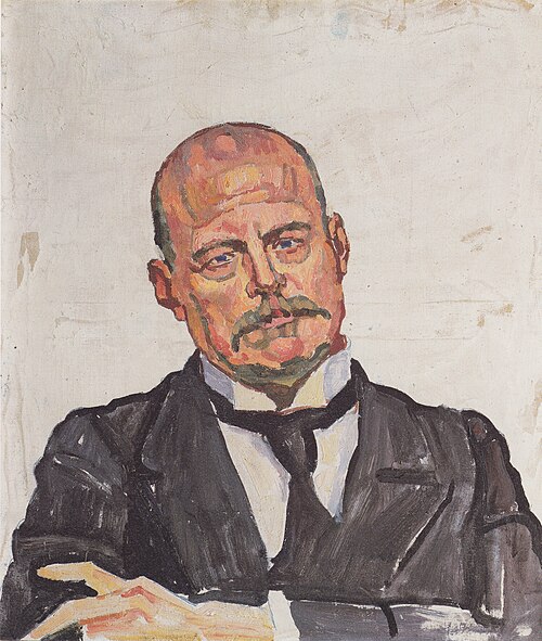 Bildnis Georges Navazza, 1916, Ferdinand Hodler