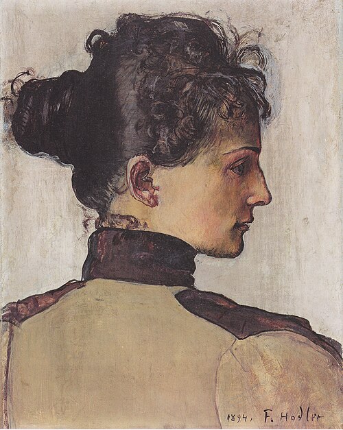 Porträt der Berthe Jacques, 1894, Ferdinand Hodler