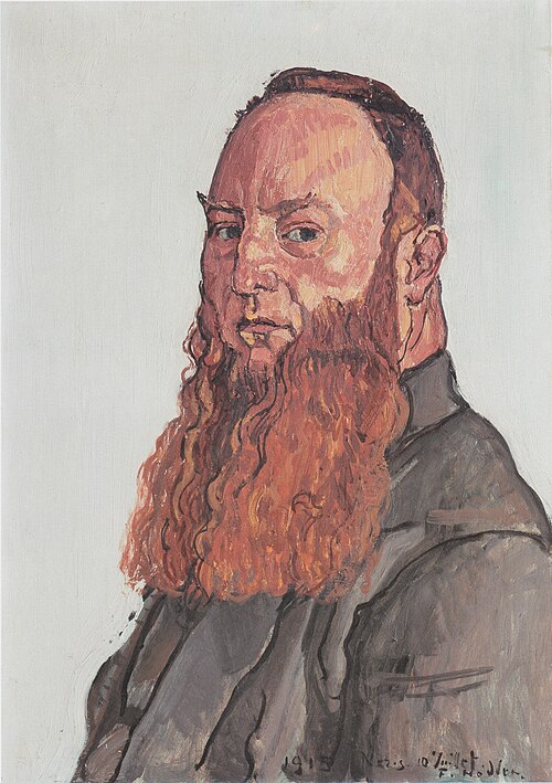 Porträt des James Vibert, 1915, Ferdinand Hodler