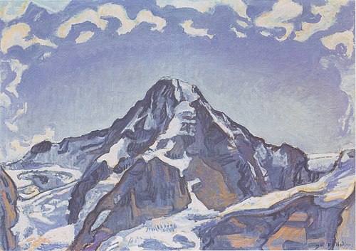 Der Mönch mit Wolken, 1911, Ferdinand Hodler