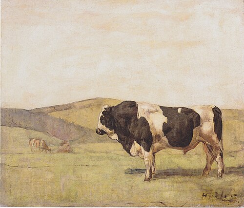 Der Stier, 1878, Ferdinand Hodler
