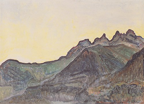 Die Dents du Midi, 1916, Ferdinand Hodler