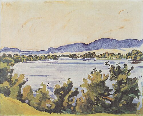 Die Aare bei Solothurn, 1915, Ferdinand Hodler