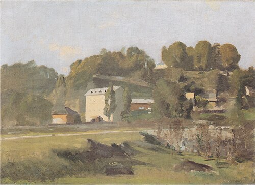 Die Mühle von Sousterre bei Genf, 1878, Ferdinand Hodler