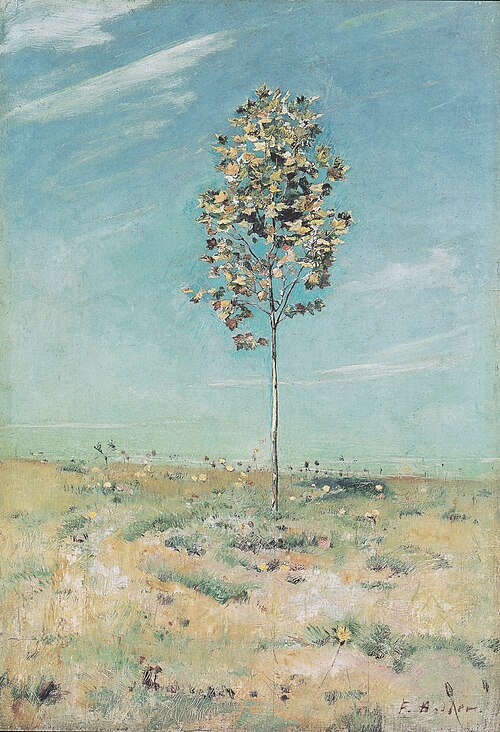 Die kleine Plantane, 1890, Ferdinand Hodler