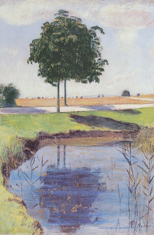 Les Châtaigniers, , Ferdinand Hodler