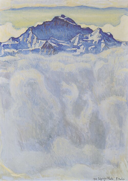 Die Jungfrau über dem Nebelmeer, 1908, Ferdinand Hodler