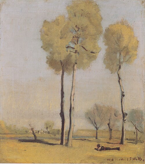Paysage esponal, 1878, Ferdinand Hodler