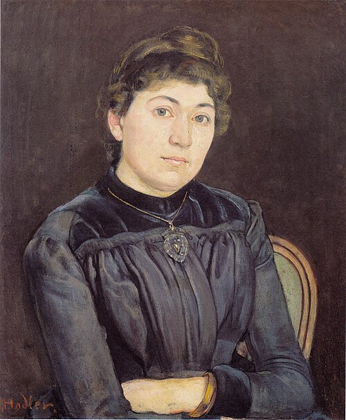 Bildnis einer jungen Frau, 1889, Ferdinand Hodler