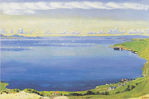 Genfersee von Chexbres aus, 1904, Ferdinand Hodler