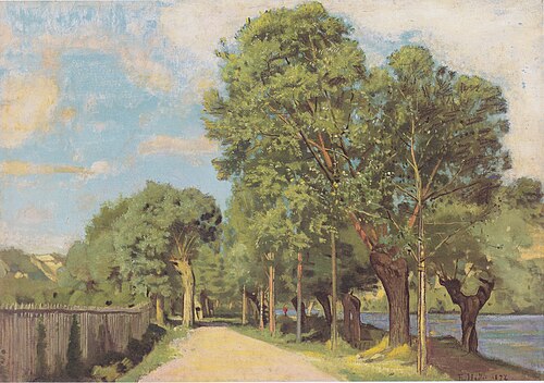 Landschaft an der Jonction bei Genf, 1878, Ferdinand Hodler