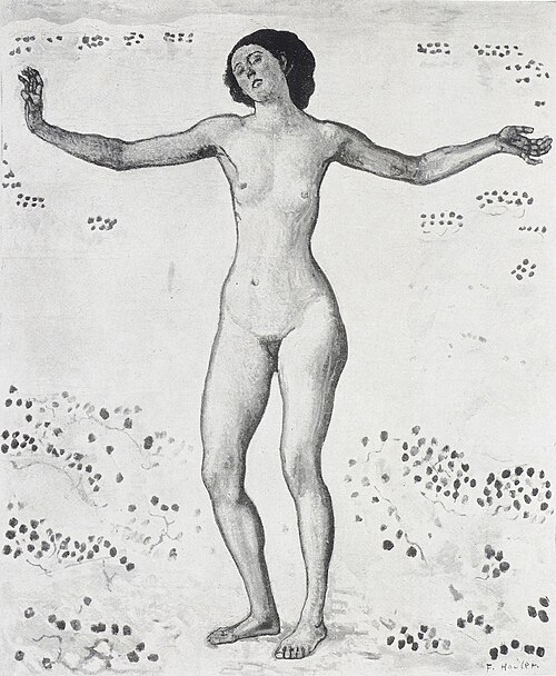 Tanzende weibliche Figur, , Ferdinand Hodler