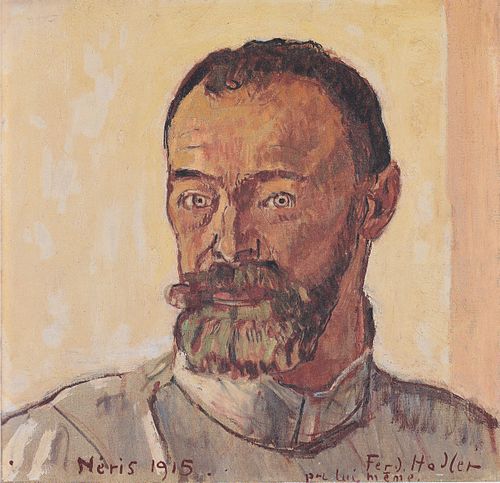 Selbstbildnis von Néris, , Ferdinand Hodler