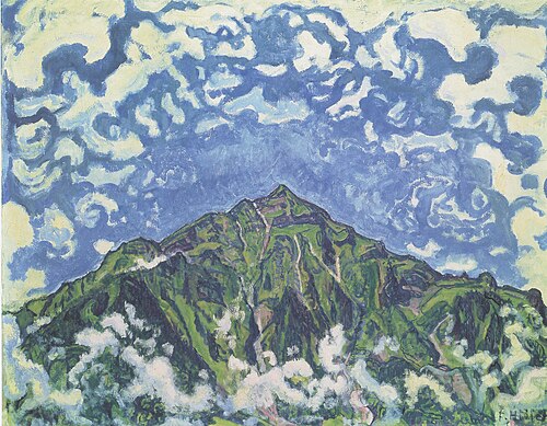 Mont Niesen vu de Heustrich, 1910, Ferdinand Hodler