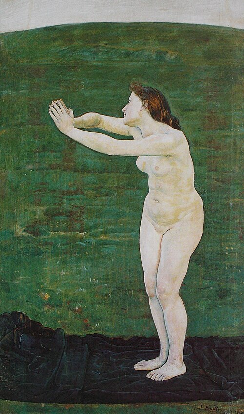 Communion avec l'infini, 1892, Ferdinand Hodler