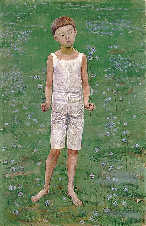 Bezauberter Knabe, 1893, Ferdinand Hodler