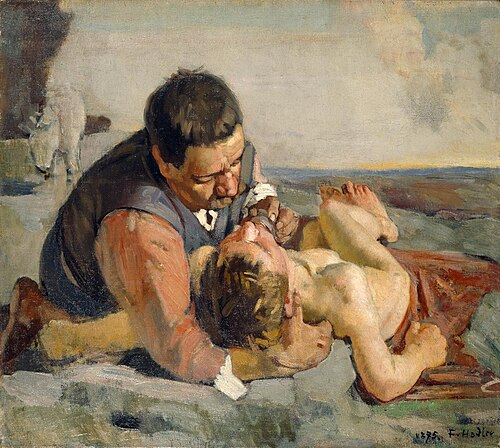 Der barmherzige Samariter, 1881, Ferdinand Hodler