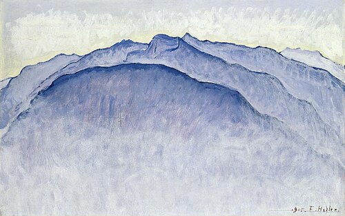 Berggipfel am Morgen, 1915, Ferdinand Hodler