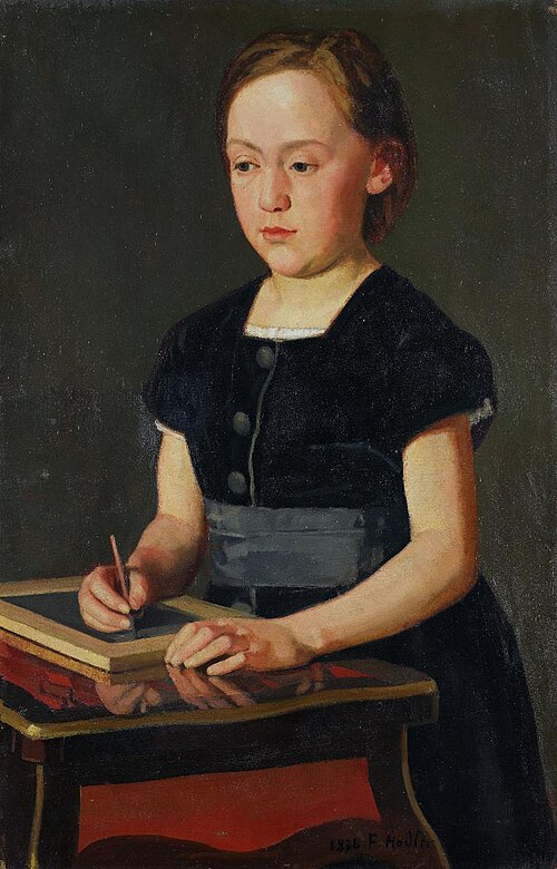 Bildnis Amy Moser, 1876, Ferdinand Hodler