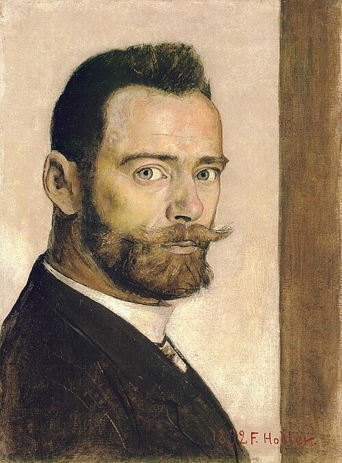 Selbstbildnis, 1892, Ferdinand Hodler