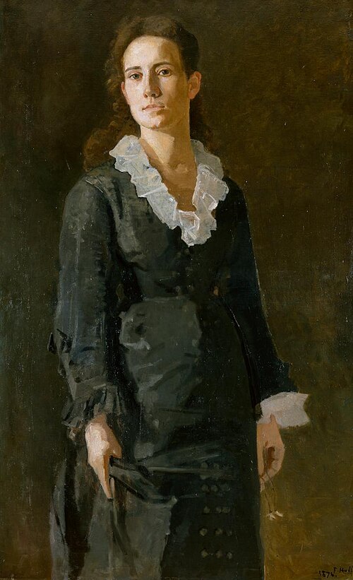 Bildnis Caroline Leschaud, 1877, Ferdinand Hodler