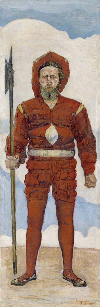 Krieger mit Hellebarde, 1895, Ferdinand Hodler