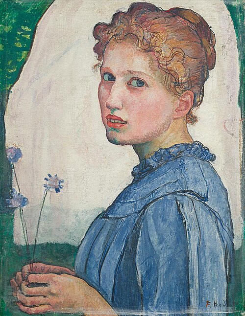 Bildnis Helene Thiele, 1899, Ferdinand Hodler