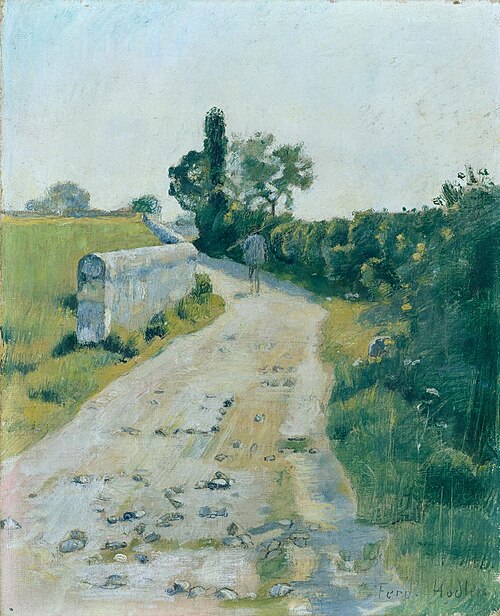 Sonniges Strässchen, 1890, Ferdinand Hodler