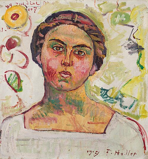 Bildnis Valentine Baud-Bovy, 1917, Ferdinand Hodler