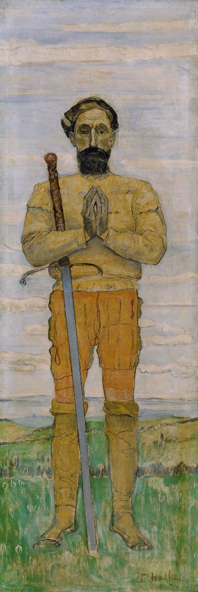 Betender Krieger, 1895, Ferdinand Hodler