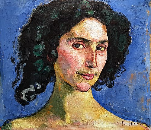 Portrait of the dancer Giulia Leonardi, 1910, Ferdinand Hodler