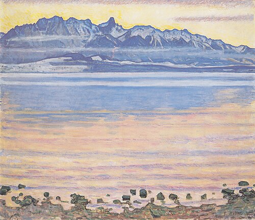 Thunersee mit Stockhornkette, , Ferdinand Hodler