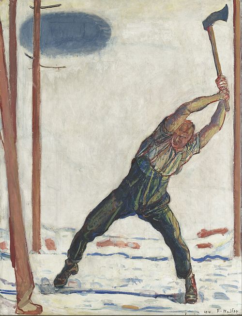 Le bûcheron, 1910, Ferdinand Hodler