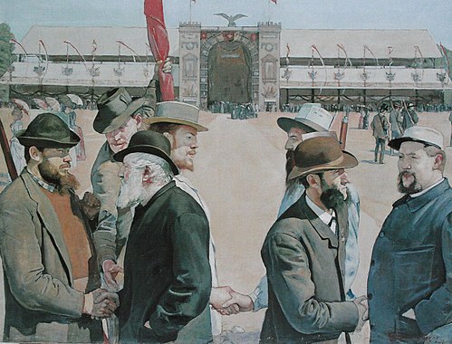 Le Grütli moderne, 1878, Ferdinand Hodler
