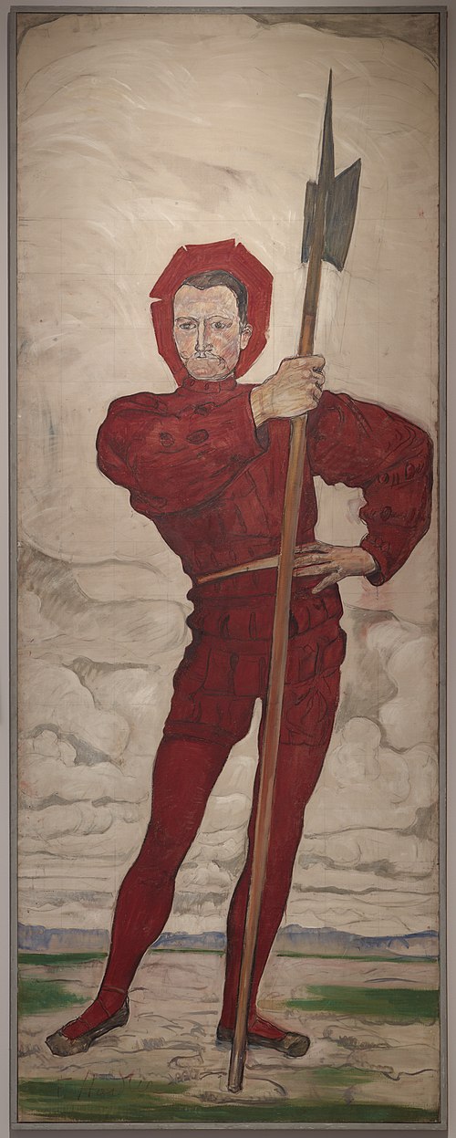 Hallebardier, 1895, Ferdinand Hodler