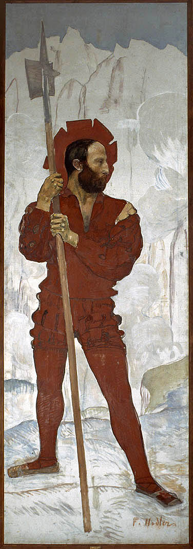 Hallebardier, 1895, Ferdinand Hodler
