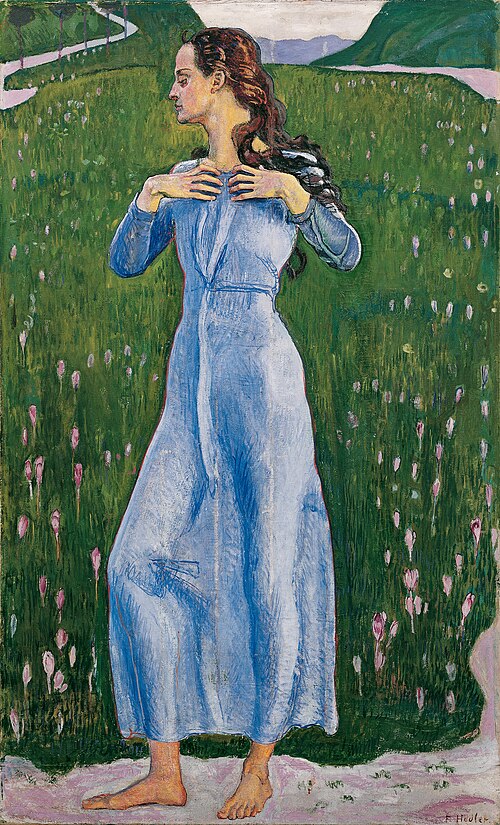 Ergriffenheit, 1900, Ferdinand Hodler
